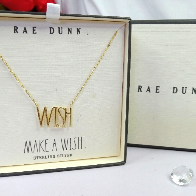 Rae Dunn Wish Necklace 29$